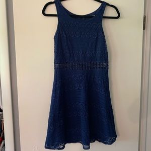 Navy Lace Dress
